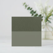 Carte à deux tons de mousse à plat vert - personna (Debout devant)