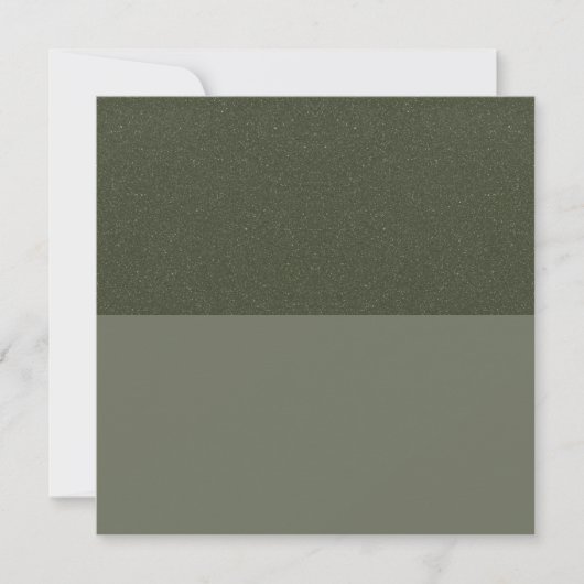 Carte à deux tons de mousse à plat vert - personna (Devant)