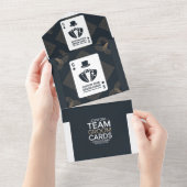 Carte à échanger de témoin de mariage, Proposition (Déchirure)