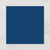 Carte à encart personnalisable bleu (Devant)