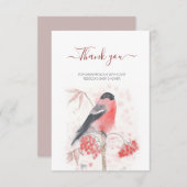 Carte À feuillage persistant bébé il fait froid dehors b (Devant / Derrière)