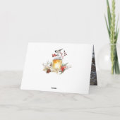 Carte À feuillage persistant - Wintertide Woodland Photo (Dos)