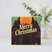 Carte a flat gothic christmas card (Debout devant)