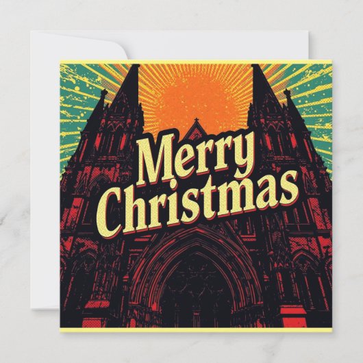 Carte a flat gothic christmas card (Devant)
