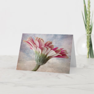 Carte à fleurs Gerbera