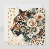 Carte à fleurs léopard (Dos)