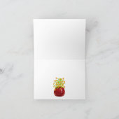 Carte à fleurs Miss You (Intérieur)