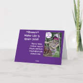 Carte à fleurs rose (Dos)