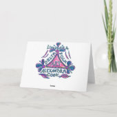 Carte A folk art Russian "Joyeux anniversaire" (Dos)