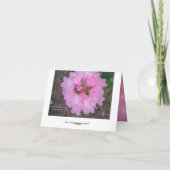 Carte A Gala Rhododendron (Dos)