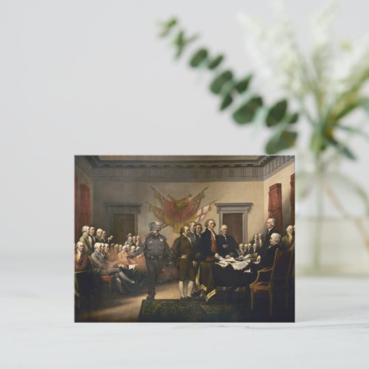 Carte à gaz Déclaration d'indépendance (Debout devant)