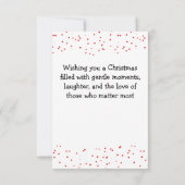 Carte A Gentle Christmas Wish (Dos)