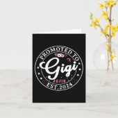 Carte À Gigi encore Ét 2024 Annonce de grossesse (Fleur jaune)