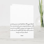 Carte A Girls BF : Superbe peinture originale (Dos)