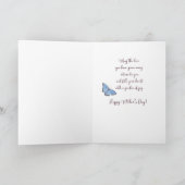 Carte À Godmère Fête des mères Amour avec orange et rose (Intérieur)