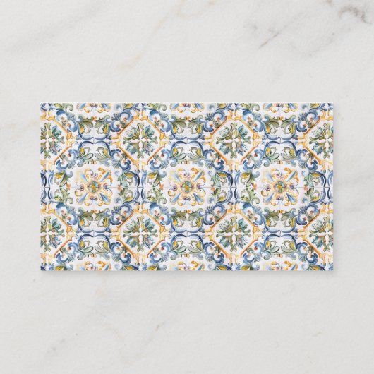 Carte à gouttes de citron (Dos)