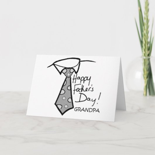 CARTE À GRANDPA EN FÊTE DES PÈRES ! (Devant)