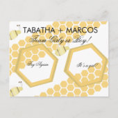 Carte à gratter DIY pour révélation de sexe Bébé a (Devant)