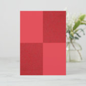 Carte à Grille Rouge Tomate – Design Moderne Perso (Debout devant)