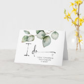 Carte À Groom De Mariée Vous Voir à L'Autel Mr & Mrs. (Fleur jaune)