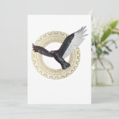 Carte à gros billets plats Turquie vautour (Debout devant)