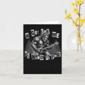 Carte A Guy Like Me Is Hard To Find Bigfoot Funny Punk R (Fleur jaune)