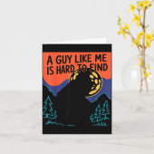 Carte A Guy Like Me Is Hard To Find Bigfoot Sasquatch Fu (Fleur jaune)