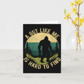 Carte A Guy Like Me Is Hard To Find, Funny Bigfoot  (Fleur jaune)