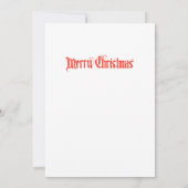 Carte A Happy Christmas, vintage illustration, (Dos)