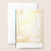 Carte à huile de champignon mellow (Derrière avec enveloppe)