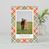 Carte à huile de Noël Joyeux Chic Moderne (Debout devant)