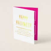 Carte à huile d'Halloween de marque commerciale ro (Devant)