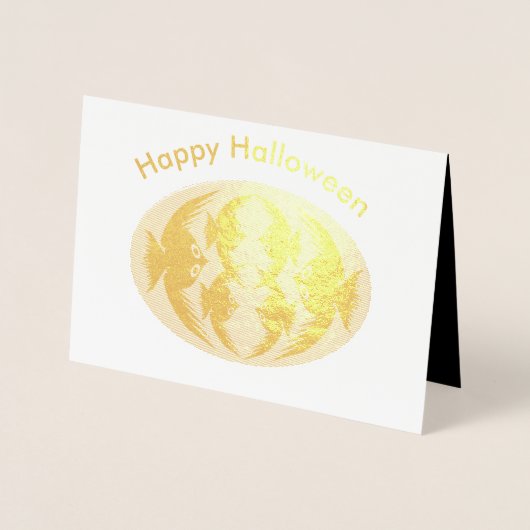 Carte à huile Halloween Crows (Devant)