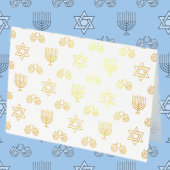 Carte à huile Hanoukka Menorah