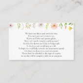 Carte à joindre à une demande d'argent pour une fê (Devant)