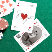 Carte à jouer de casino de Vegas Photo QR Code Mar