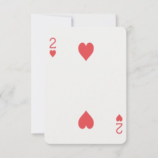 Carte à jouer en or Las Vegas Carte de mariage (Devant)