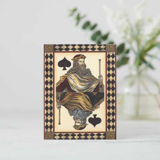 Carte à jouer Roi de Pique par Vision Studio (Debout devant)