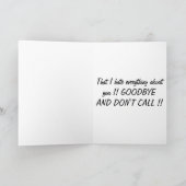 Carte A juste voulu dire… (Intérieur)