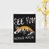 Carte À Kicking Horse Vacances Ski 1 (Fleur jaune)