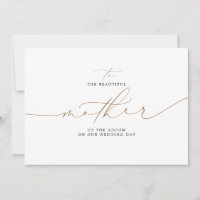 À La Belle Mère De La Groom Mariage