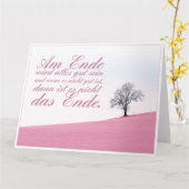 Carte À la fin, tout ira bien (Fleur jaune)