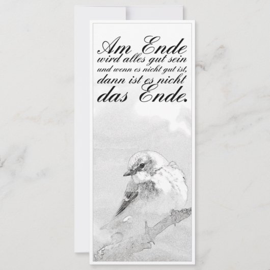 Carte À la fin, tout ira bien (Devant)