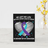 Carte À la mémoire de la prévention de la sensibilisatio (Fleur jaune)