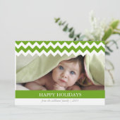 Carte à la mode de vacances de Chevron (Debout devant)