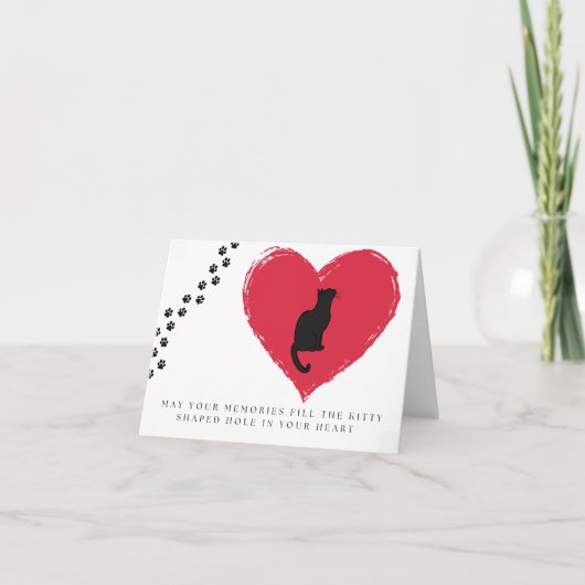 Carte À la perte de votre chat  (Devant)