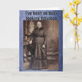 Carte À la recherche de fabuleux Anniversaire Belated po (Fleur jaune)