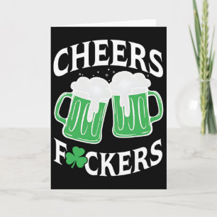 Carte À la Shamrock, Drôle de Boire, Fête de la Saint-Pa