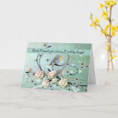 Carte À l'ami (Adieu de Terminally ill Friend) (Fleur jaune)