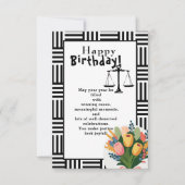 Carte À l'anniversaire d'un beau avocat (Devant)